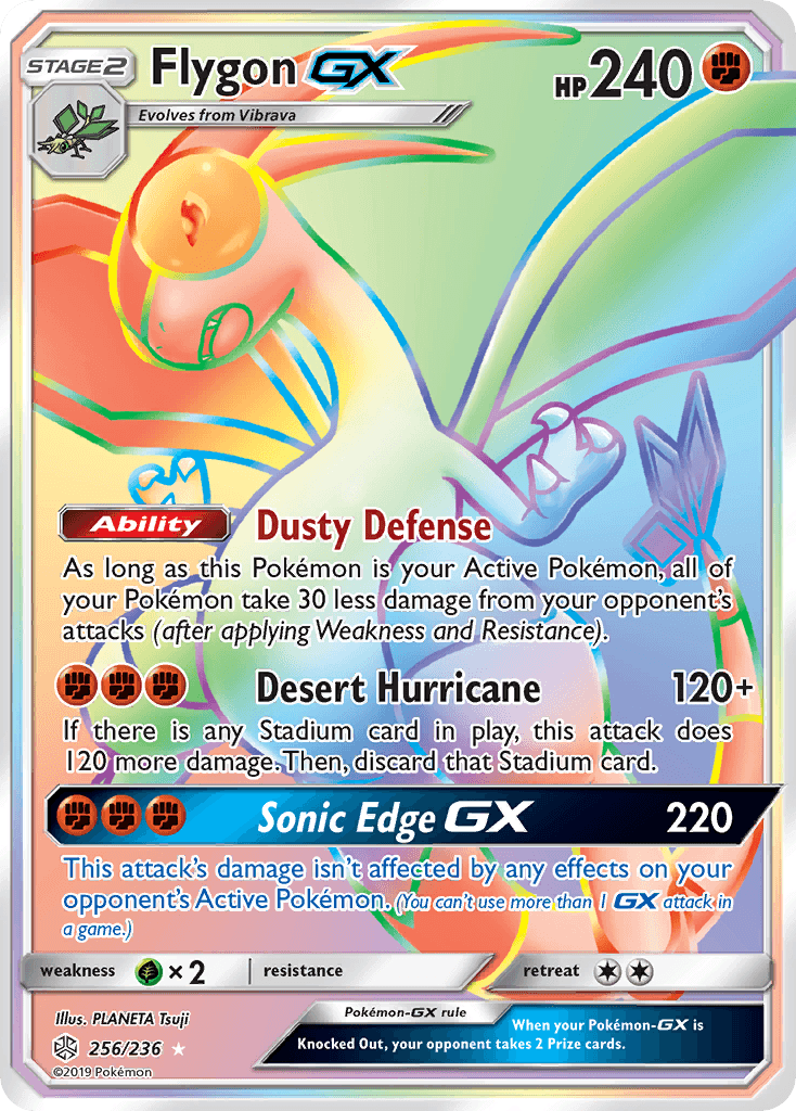 Flygon GX (256/236) [Sun & Moon: Cosmic Eclipse] - POKÉ JEUX