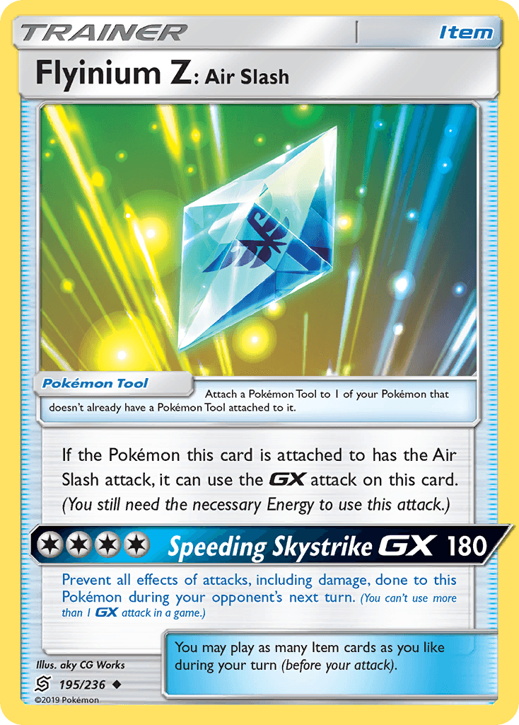 Flyinium Z: Air Slash (195/236) [Sun & Moon: Unified Minds] - POKÉ JEUX