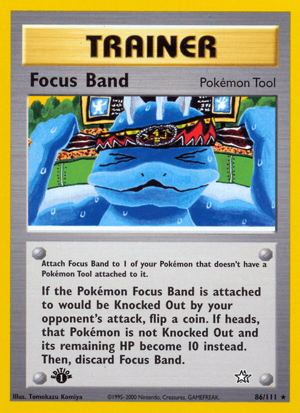 Focus Band (86/111) [Neo Genesis 1st Edition] - POKÉ JEUX