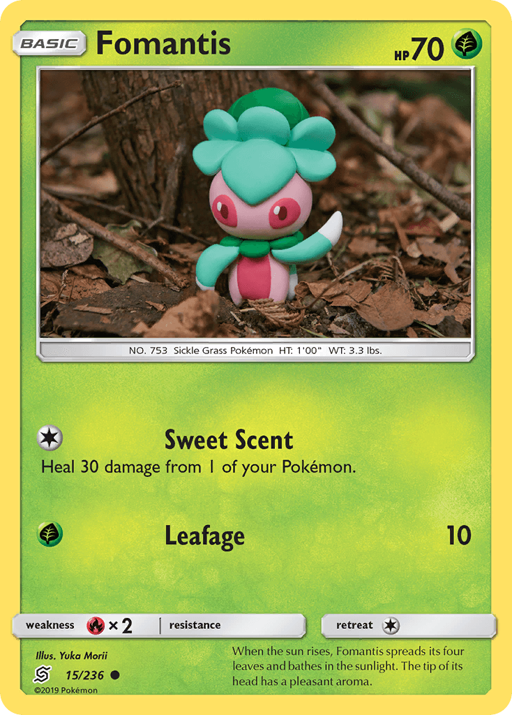 Fomantis (15/236) [Sun & Moon: Unified Minds] - POKÉ JEUX