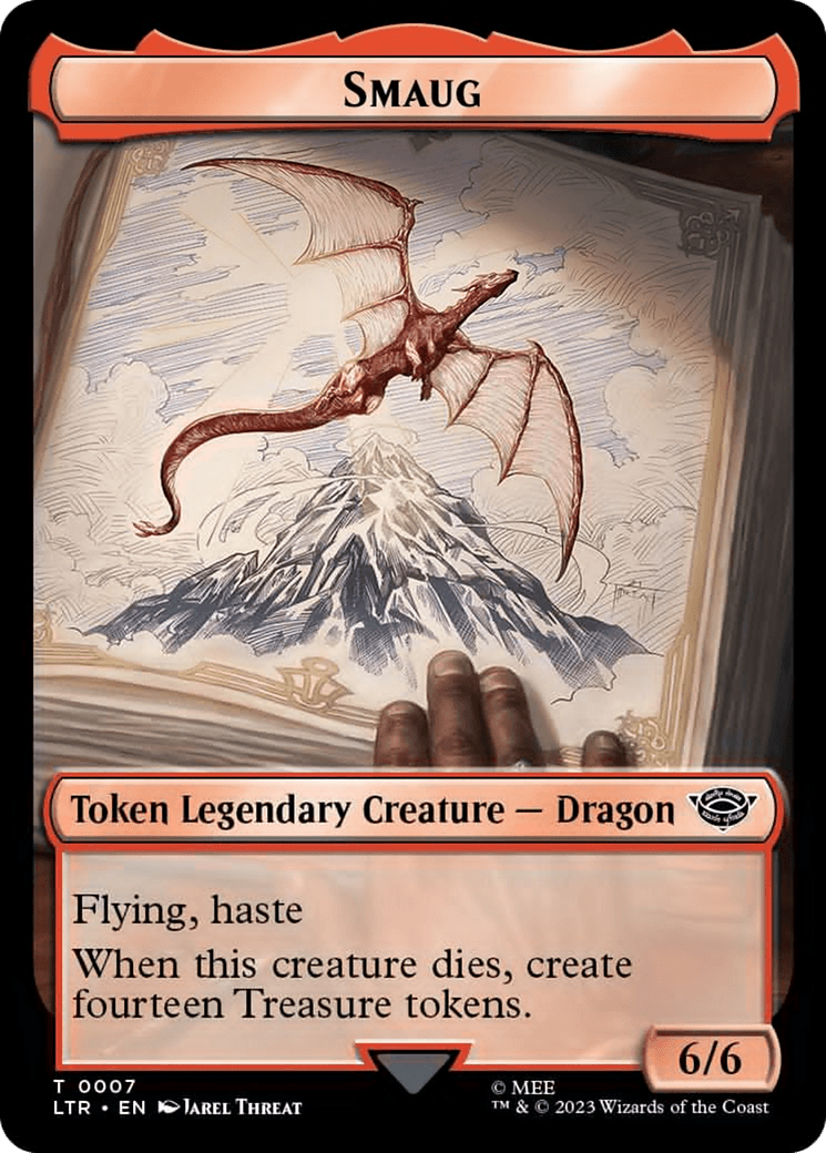 Food (09) // Smaug Double-Sided Token [The Lord of the Rings: Tales of Middle-Earth Tokens] - POKÉ JEUX