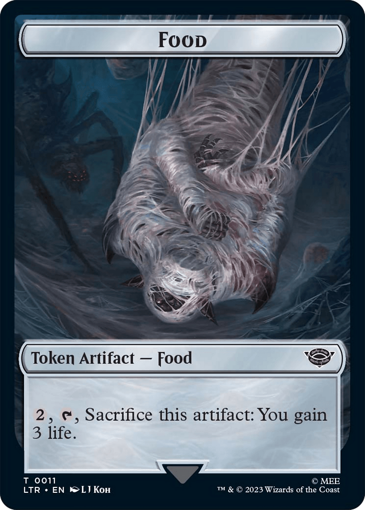 Food // Wraith Double-Sided Token [The Lord of the Rings: Tales of Middle-Earth Commander Tokens] - POKÉ JEUX