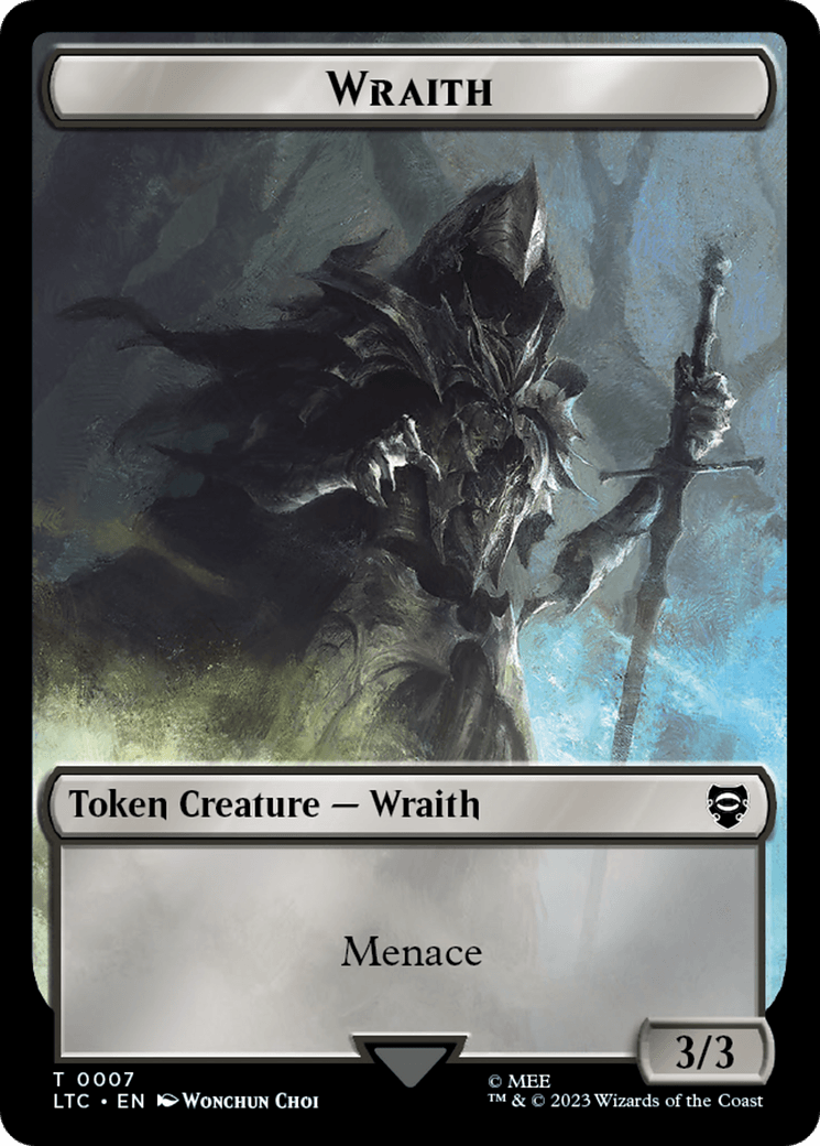 Food // Wraith Double-Sided Token [The Lord of the Rings: Tales of Middle-Earth Commander Tokens] - POKÉ JEUX