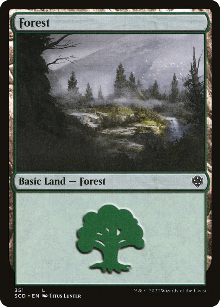 Forest (351) [Starter Commander Decks] - POKÉ JEUX