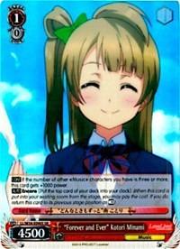 "Forever and Ever" Kotori Minami (LL/W34-E040S SR) [Love Live! Vol. 2] - POKÉ JEUX