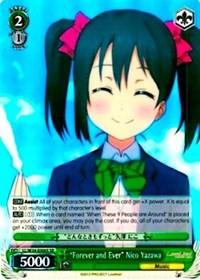 "Forever and Ever" Nico Yazawa (LL/W34-E006S SR) [Love Live! Vol. 2] - POKÉ JEUX