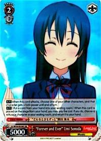 "Forever and Ever" Umi Sonoda (LL/W34-E038S SR) [Love Live! Vol. 2] - POKÉ JEUX