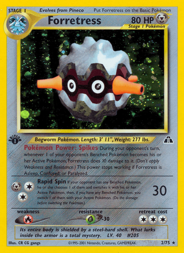 Forretress (2/75) [Neo Discovery 1st Edition] - POKÉ JEUX