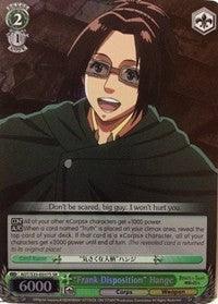 "Frank Disposition" Hange (AOT/S35-E037S SR) [Attack on Titan] - POKÉ JEUX