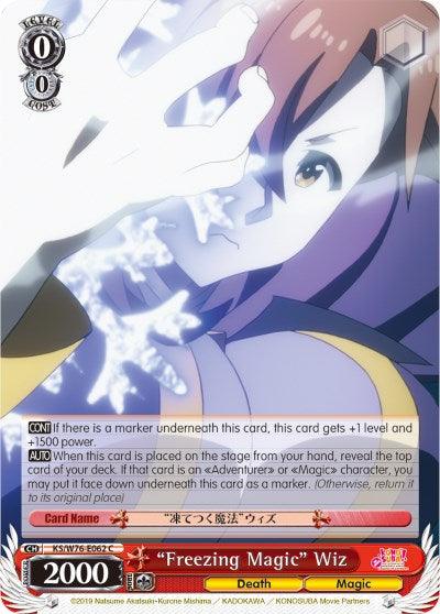 "Freezing Magic" Wiz (KS/W76-E062 C) [KonoSuba The Movie: Legend of Crimson] - POKÉ JEUX