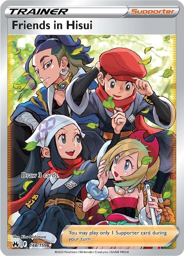 Friends in Hisui (148/159) (Full Art) [Sword & Shield: Crown Zenith] - POKÉ JEUX