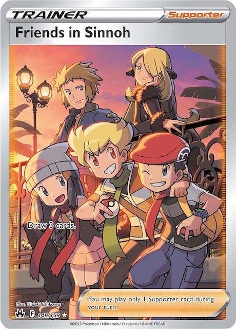 Friends in Sinnoh (149/159) (Full Art) [Sword & Shield: Crown Zenith] - POKÉ JEUX