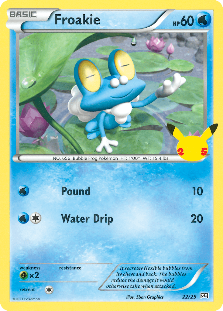 Froakie (22/25) [McDonald's 25th Anniversary] - POKÉ JEUX