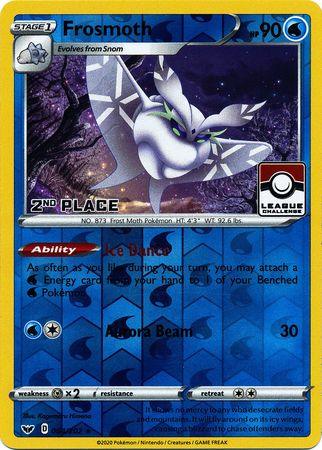 Frosmoth (064/202) (League Promo 2nd Place) [Sword & Shield: Base Set] - POKÉ JEUX