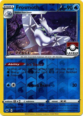 Frosmoth (064/202) (League Promo 3rd Place) [Sword & Shield: Base Set] - POKÉ JEUX