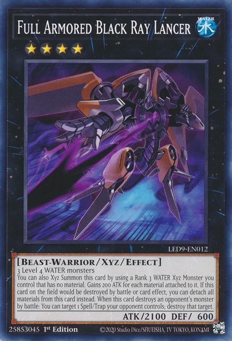 Full Armored Black Ray Lancer [LED9-EN012] Common - POKÉ JEUX