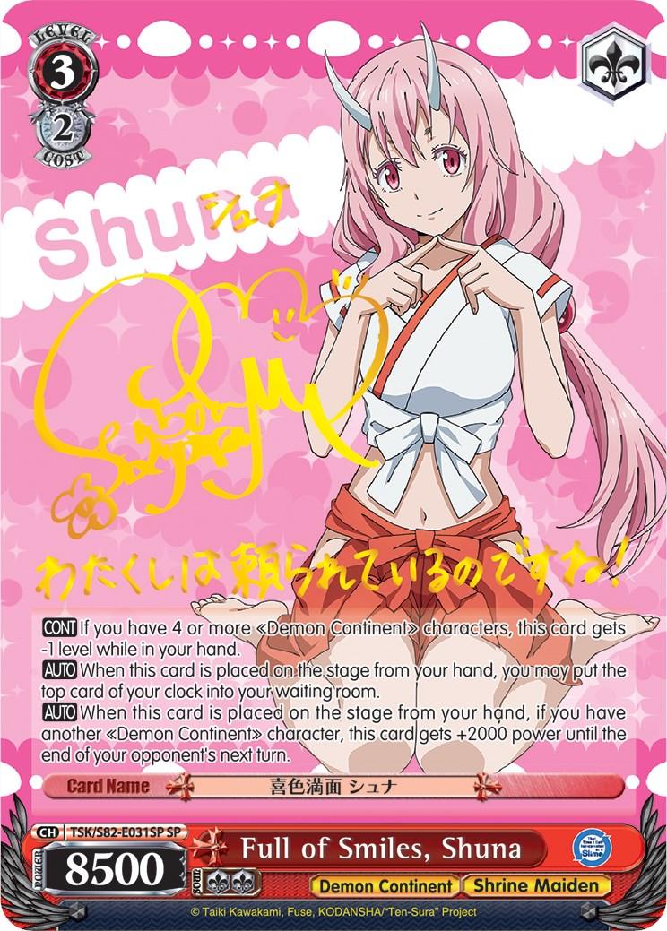 Full of Smiles, Shuna (TSK/S82-E031SP SP) [That Time I Got Reincarnated as a Slime Vol.2] - POKÉ JEUX