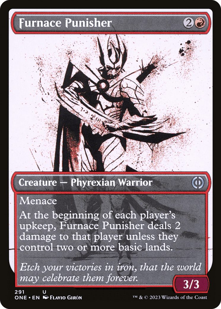 Furnace Punisher (Showcase Ichor) [Phyrexia: All Will Be One] - POKÉ JEUX