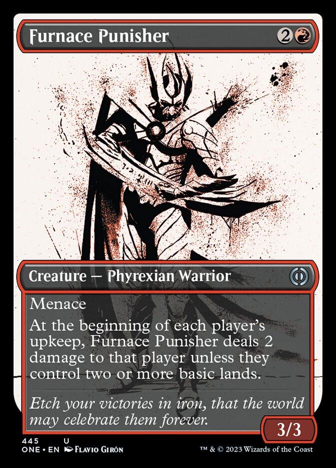 Furnace Punisher (Showcase Ichor Step-and-Compleat Foil) [Phyrexia: All Will Be One] - POKÉ JEUX