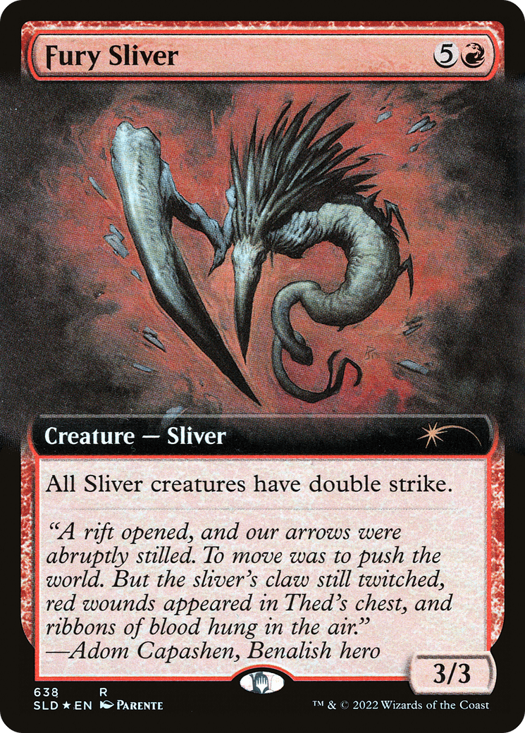 Fury Sliver (Extended Art) [Secret Lair Drop Promos] - POKÉ JEUX