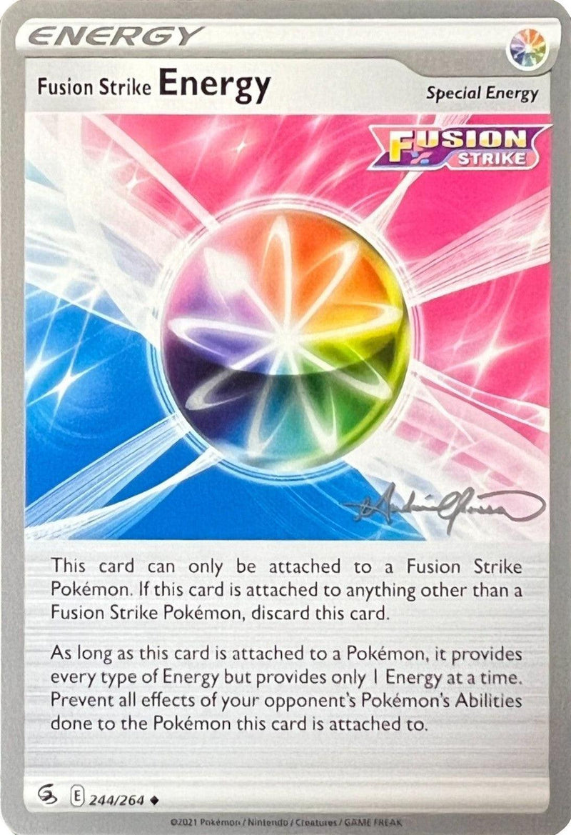 Fusion Strike Energy (244/264) (The Shape of Mew - Andre Chiasson) [World Championships 2022] - POKÉ JEUX