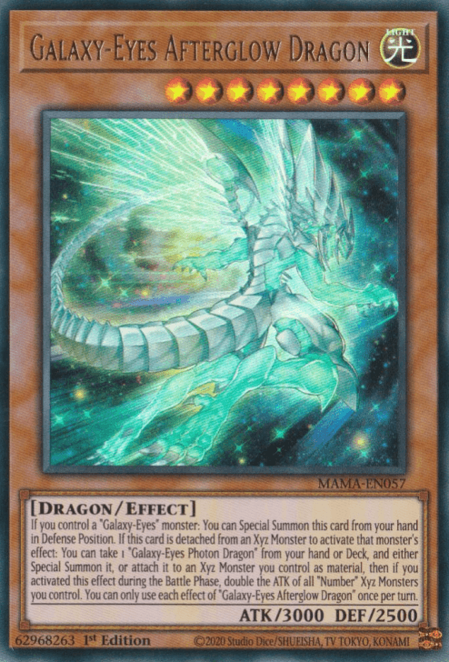 Galaxy-Eyes Afterglow Dragon [MAMA-EN057] Ultra Rare - POKÉ JEUX