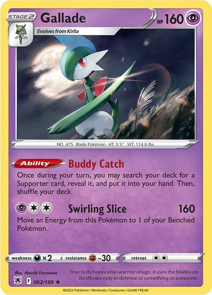 Gallade (062/189) [Sword & Shield: Astral Radiance] - POKÉ JEUX