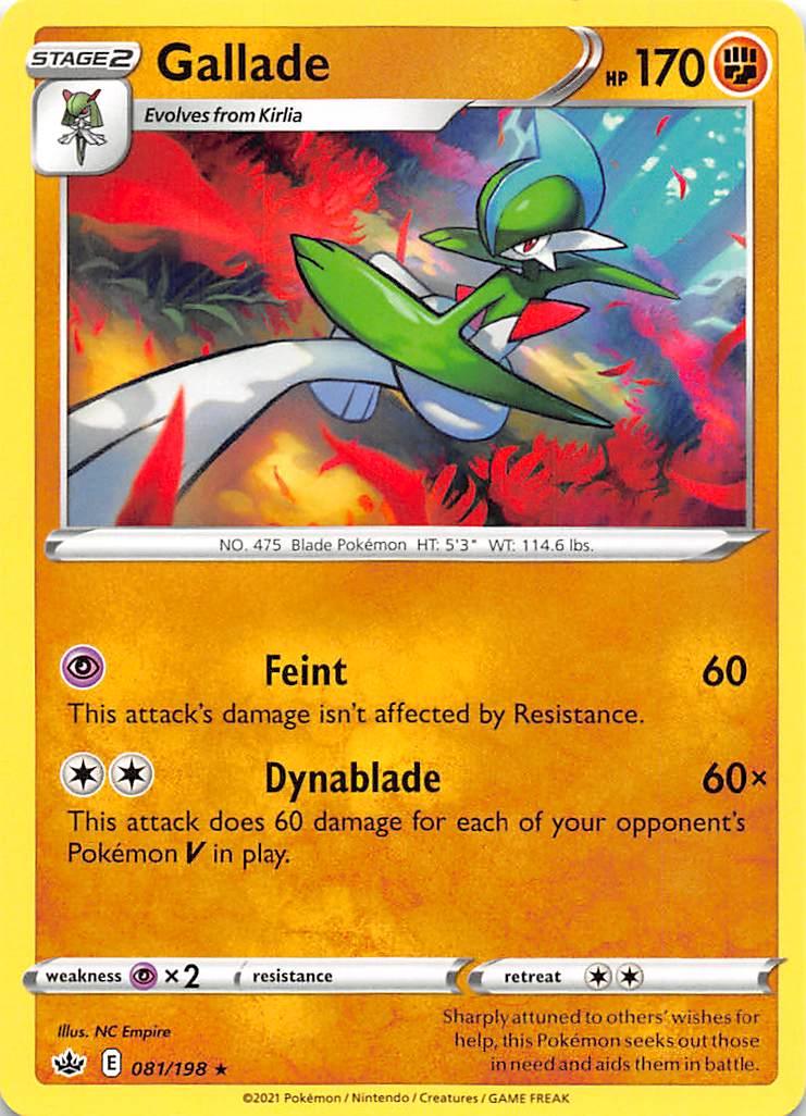 Gallade (081/198) [Sword & Shield: Chilling Reign] - POKÉ JEUX