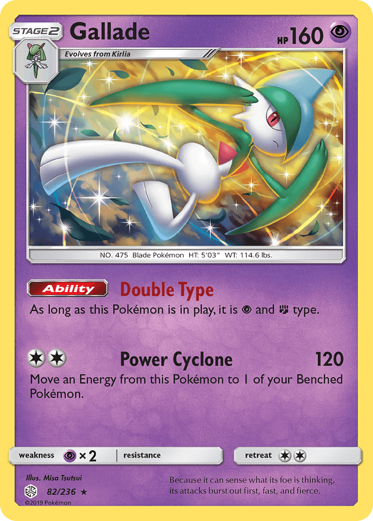 Gallade (82/236) [Sun & Moon: Cosmic Eclipse] - POKÉ JEUX