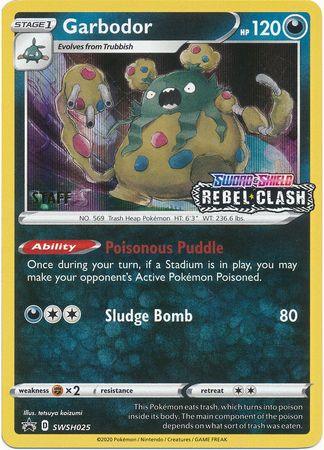 Garbodor (SWSH025) (Staff Prerelease Promo) [Sword & Shield: Black Star Promos] - POKÉ JEUX