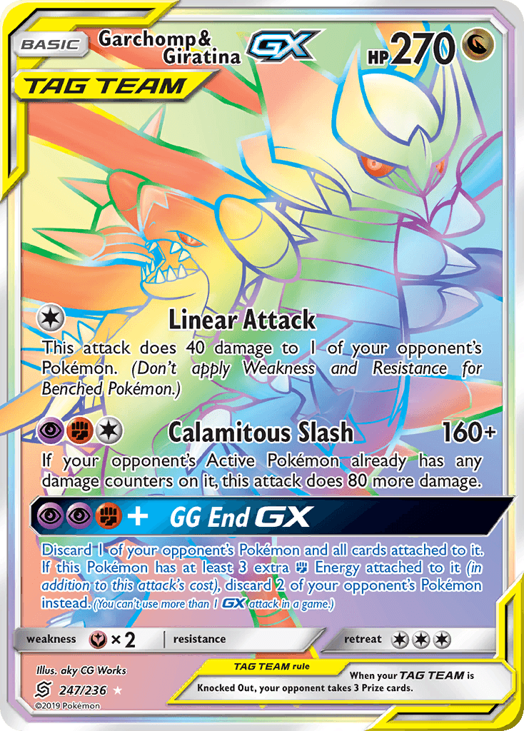 Garchomp & Giratina GX (247/236) [Sun & Moon: Unified Minds] - POKÉ JEUX