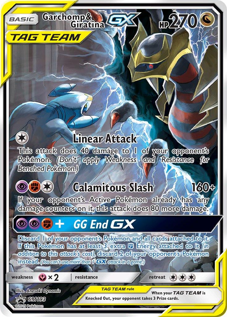 Garchomp & Giratina GX (SM193) [Sun & Moon: Black Star Promos] - POKÉ JEUX