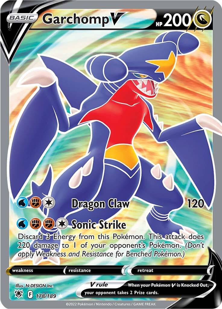 Garchomp V (178/189) [Sword & Shield: Astral Radiance] - POKÉ JEUX