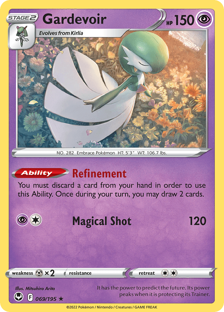 Gardevoir (069/195) (Theme Deck Exclusive) [Sword & Shield: Silver Tempest] - POKÉ JEUX