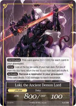 Garmheld, the King of the Dead // Loki, the Ancient Demon Lord (2-107/J) [The War of Valhalla] - POKÉ JEUX