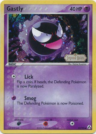 Gastly (52/92) (Stamped) [EX: Legend Maker] - POKÉ JEUX