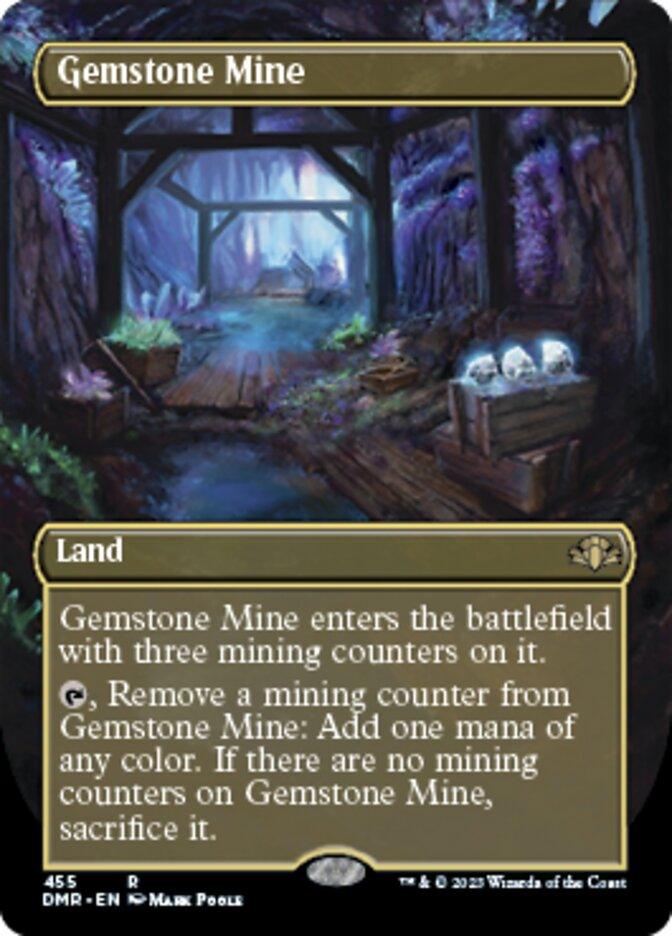 Gemstone Mine (Borderless Alternate Art) [Dominaria Remastered] - POKÉ JEUX