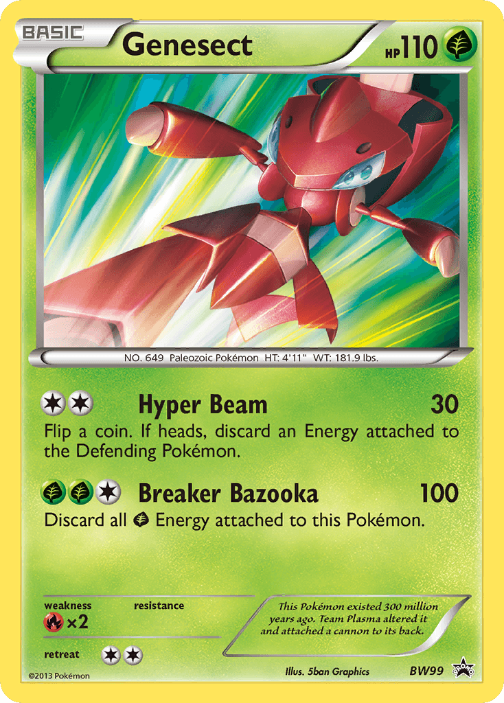 Genesect (BW99) [Black & White: Black Star Promos] - POKÉ JEUX