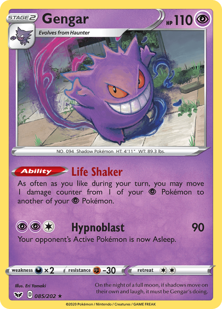 Gengar (085/202) [Sword & Shield: Base Set] - POKÉ JEUX