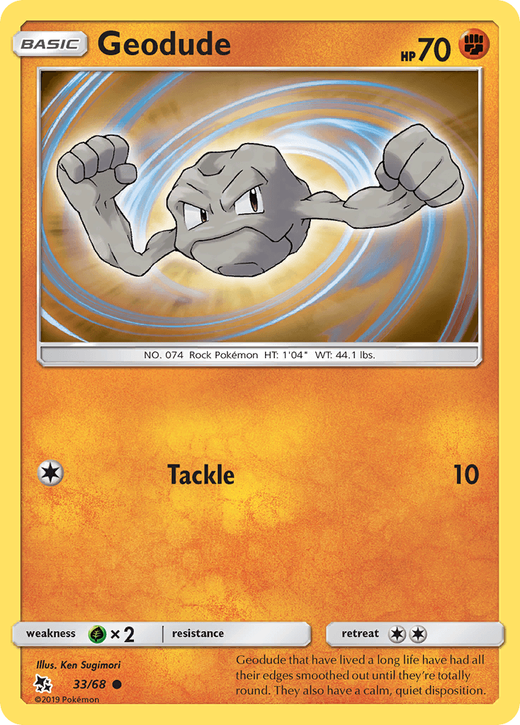 Geodude (33/68) [Sun & Moon: Hidden Fates] - POKÉ JEUX