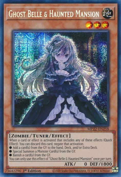 Ghost Belle & Haunted Mansion [MP22-EN258] Prismatic Secret Rare - POKÉ JEUX