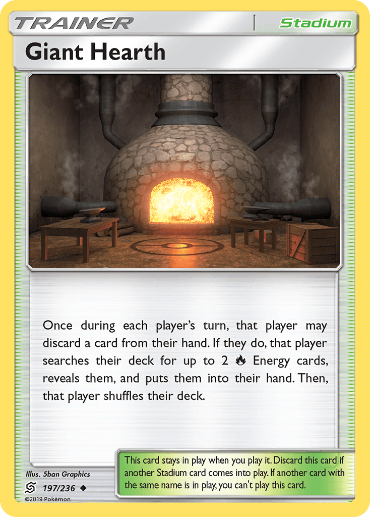 Giant Hearth (197/236) [Sun & Moon: Unified Minds] - POKÉ JEUX