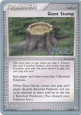 Giant Stump (75/92) (Eeveelutions - Jimmy Ballard) [World Championships 2006] - POKÉ JEUX