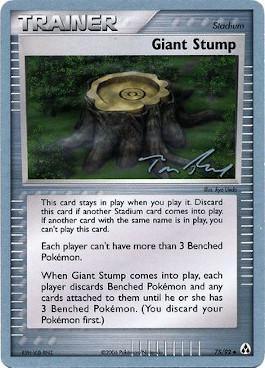 Giant Stump (75/92) (Legendary Ascent - Tom Roos) [World Championships 2007] - POKÉ JEUX