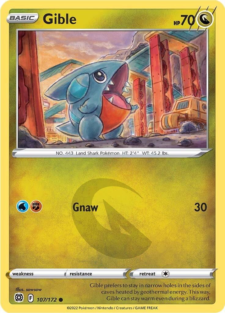 Gible (107/172) [Sword & Shield: Brilliant Stars] - POKÉ JEUX