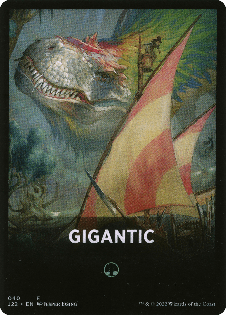 Gigantic Theme Card [Jumpstart 2022 Front Cards] - POKÉ JEUX