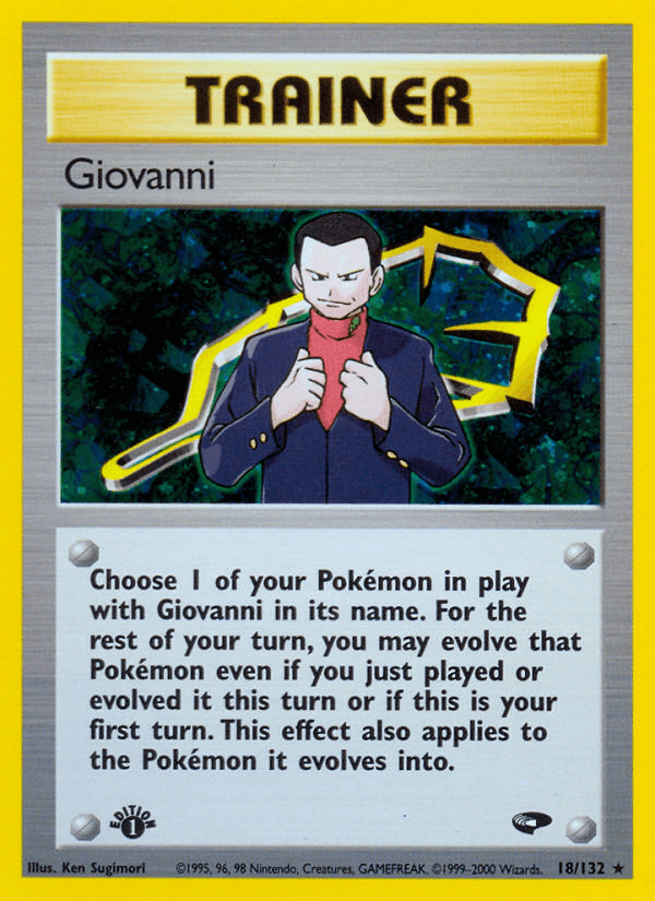 Giovanni (18/132) [Gym Challenge 1st Edition] - POKÉ JEUX