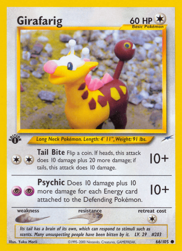 Girafarig (66/105) [Neo Destiny 1st Edition] - POKÉ JEUX