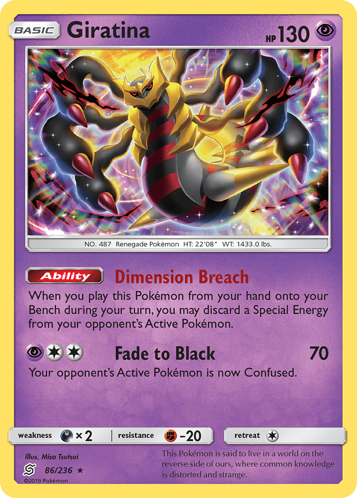 Giratina (86/236) [Sun & Moon: Unified Minds] - POKÉ JEUX