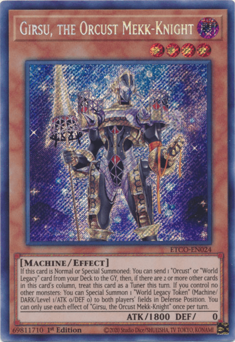 Girsu, the Orcust Mekk-Knight [ETCO-EN024] Secret Rare - POKÉ JEUX